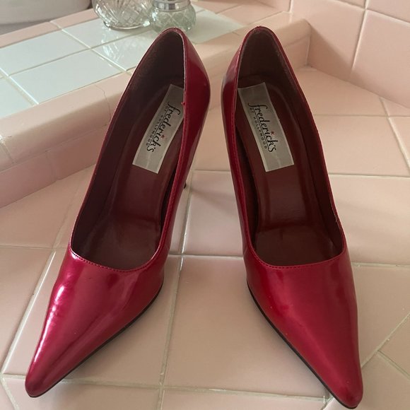 Victoria's Secret Red Pumps Stiletto Heels Size 7 - Picture 2 of 5